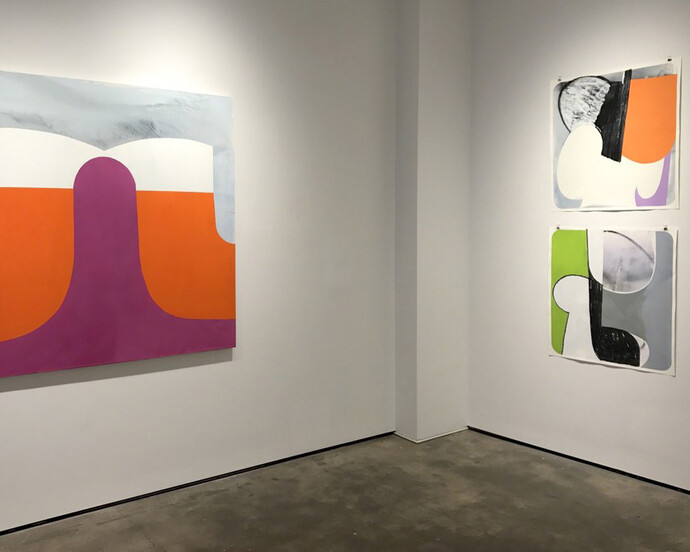 Marcelyn McNeil, Exhibition view. Courtesy of Kathryn Markel Fine Arts