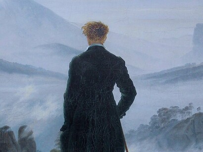 «El caminante sobre el mar de nubes» (1818), C.D. Friedrich