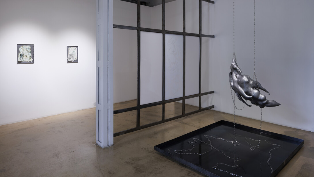 Karlīna Mežecka, Stare up at me. “Veries manī”, exhibition view. Courtesy of Kim? Contemporary Art Centre