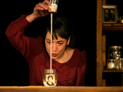 La sal, en la puesta en escena de «Conservando memoria», tercera obra del grupo El Patio Teatro