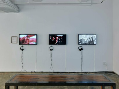 Exhibition view, Currents: Free Expression and the Inexpressible, curated by Aliza Shvarts, 2024, A.I.R. Gallery, Brooklyn, NY