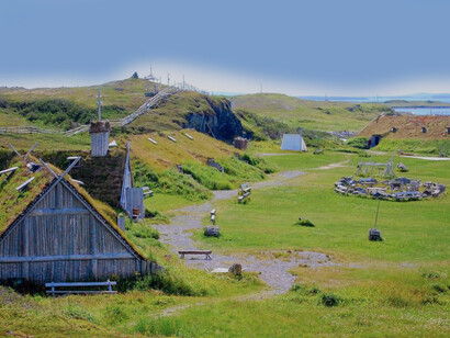 L'Anse aux Meadows en la provincia canadiense de Terranova y Labrador
