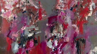 Al atardecer «At Dust», mix media on canvas, 120 x 150 cm 