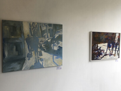 Various artists, Amid the cities and buildings, exhibition view. Courtesy of Elisa Contemporary Art 