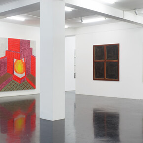 Johannes Herrmann, Under the same sky, ausstellungsansicht. Mit freundlicher genehmigung der Galerie Nagel Draxler