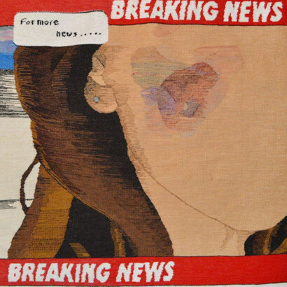 Erin M. Riley, Breaking, 2017. Courtesy of Hashimoto Contemporary