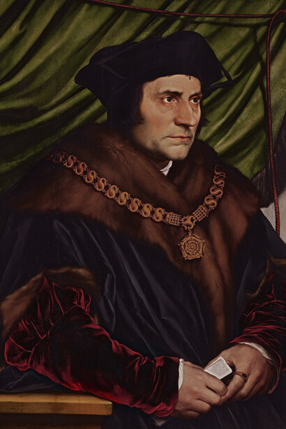 Retrato de Tomas Moro pintado por Hans Holbein el joven