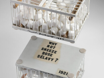 Marcel Duchamp- Why not Sneeze Rose Sélavy? (1921)