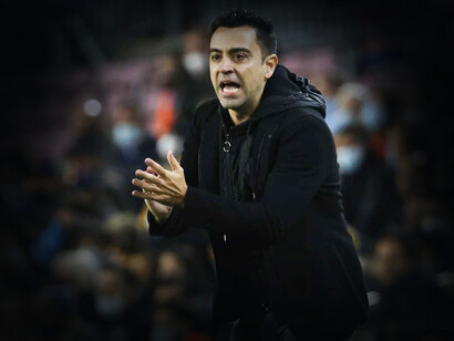 Xavi Hernández, exjugador y actual entrenador de la primera plantilla del FC Barcelona