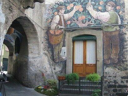 Casa decorata di Bronte  