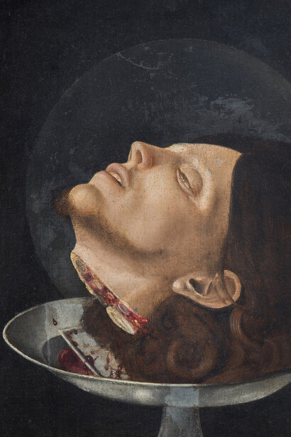 Giovan Francesco Maineri. Testa di Giovanni Battista