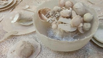 The fragility of ceramic art work by Joan Crous
