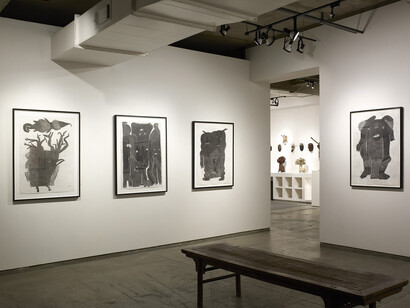 Davood Koochaki, Dancing in plain sight. Late drawings by Davood Koochaki, exhibition view. Courtesy of Cavin-Morris Gallery