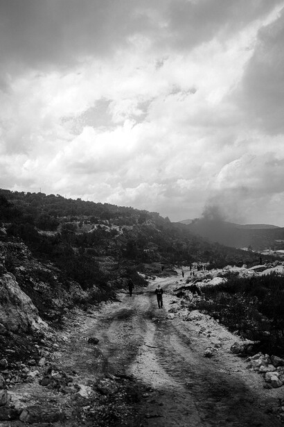 Yawm al-Firak, The battle of the olive fields. Beita, Nablus, 2021. Courtesy of Foam © Sakir Khader / Magnum Photos