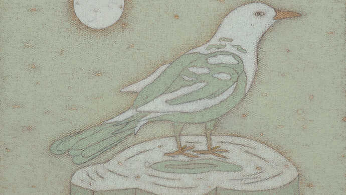 John Dilg, Early Bird, 2014, oil on canvas, 11 x 14 inches