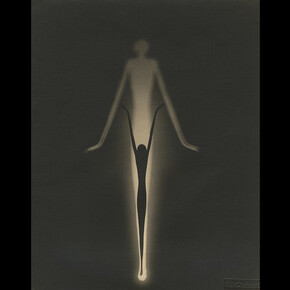 František Drtikol, Soul, 1930. Vintage gelatin silver print, 11 1/4 x 8 15/16 in. (28.6 x 22.7 cm).  Courtesy of Gitterman Gallery