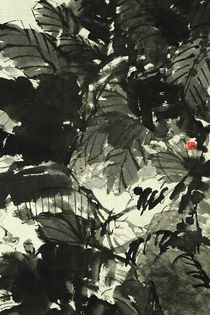 Breaking new ground, donated works of Chan Wing-sum, artwork in exhibition. Courtesy of Hong Kong Heritage Museum