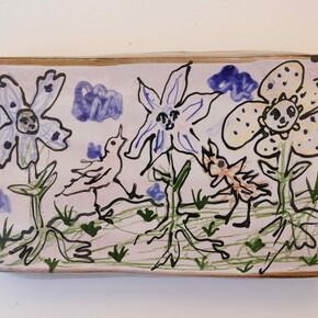 Lihnida Krstanoska-Blazeska, Baba’s flowers, 2026. Courtesy of .M Contemporary