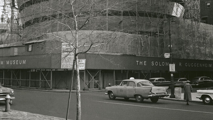 The Solomon R. Guggenheim Museum during construction, circa 1959. Photo: William H. Short