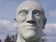 Elisabeth Frink, Desert Quartet Head I (detail), 1989, Bronze, 51.5 x 49 x 34.5 inches (130.8 x 124.5 x 87.6 cm), Edition 6 of 6 