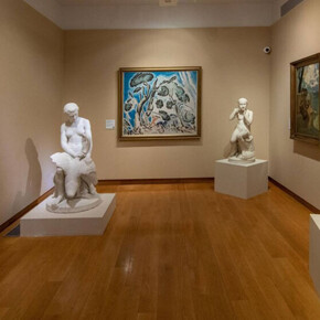 Myths and symbols in Modern Greek art, exhibition view. Courtesy of National Gallery 