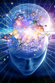 Rappresentazione artistica del pensiero quantistico