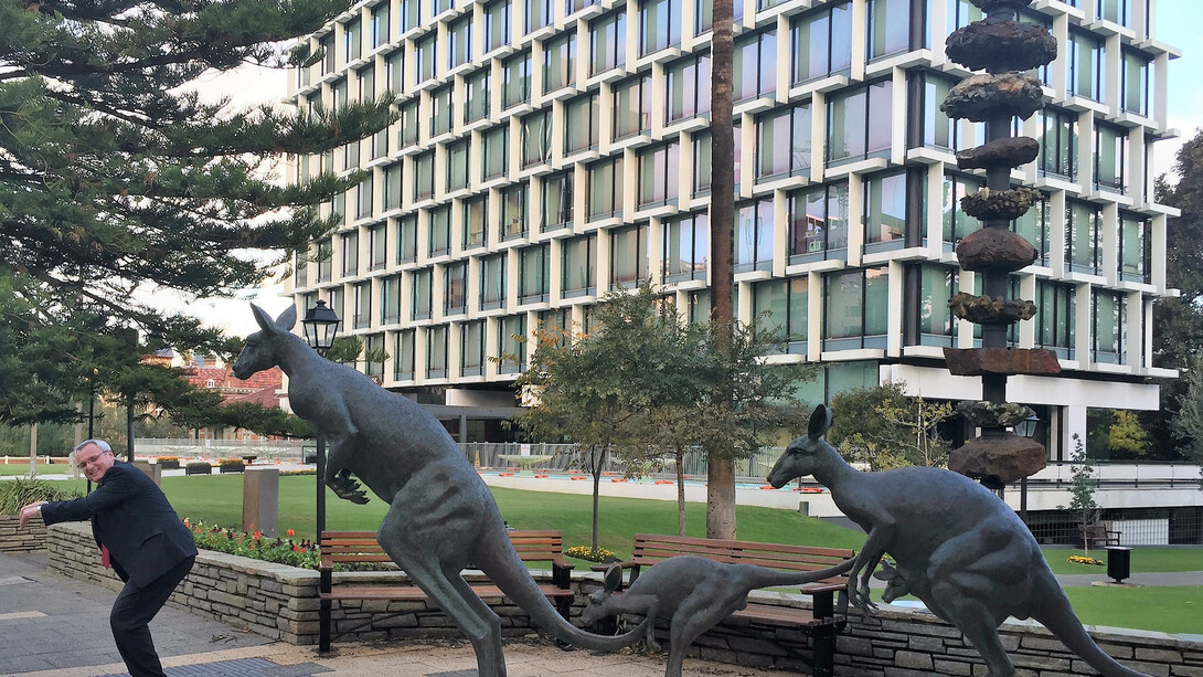 Jump in Australia
