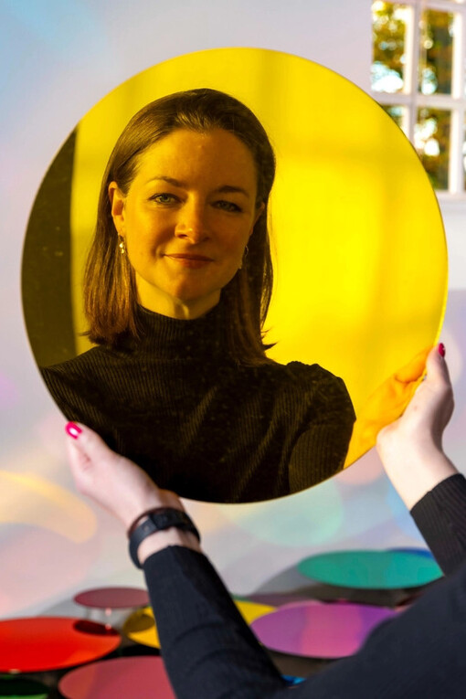 Liz West, Our colour reflection, exhibition view. Courtesy of Yorkshire Sculpture Park