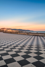 Piazza Mascagni, Livorno, Italia