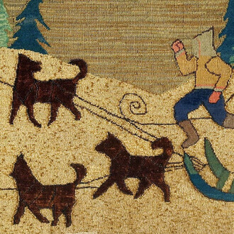 Hooked Mats of the Grenfell Mission. Courtesy of The Edward Thorp Gallery