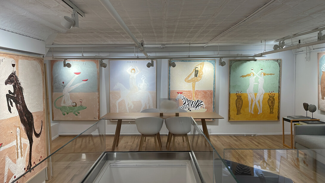 Riz Riz Rizz, We need Romance in our Madness, 2023, installation view. Courtesy of Space Gallery St. Barth