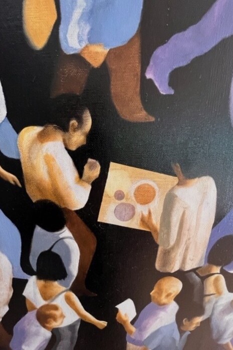 Entre el trabajo y el trabajo
Pausa
2023