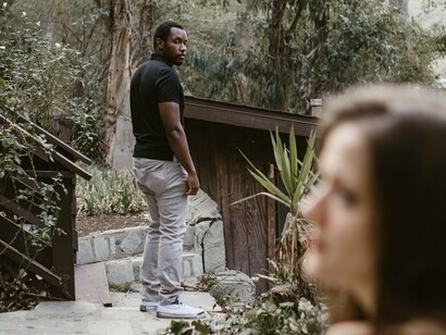 A couple in the process of breaking up