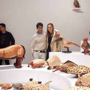 Celia Vázquez Yui, The council of the mothers spirits of the animals, exhibition view. Courtesy of proyectoamil