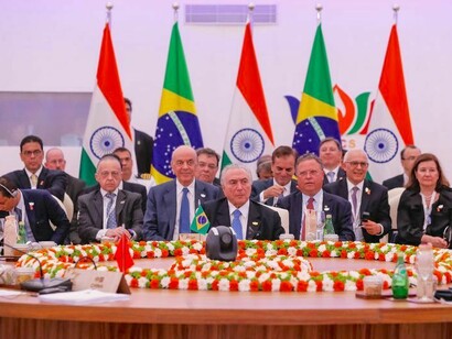 Reunião dos líderes do BRICS com membros do Conselho Empresarial do BRICS
