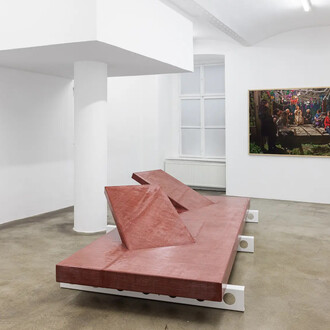 Various artists, Echoes, exhibition view. Courtesy of Galerie Martin Janda