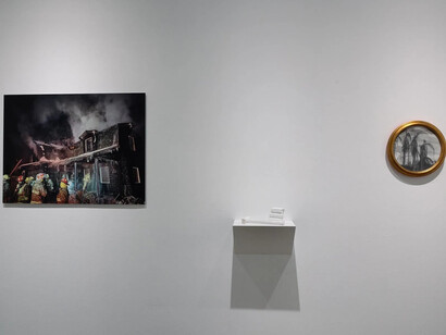 Various artists, My house burned down, exhibition view. Courtesy of Track 16 Gallery
