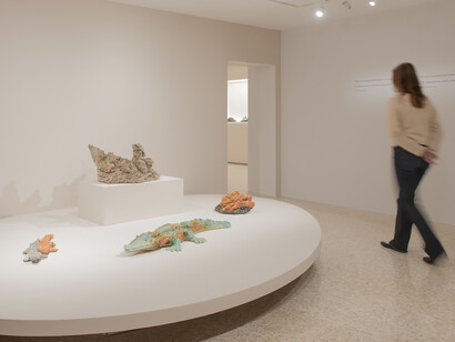 Manu-facture: the ceramics of Lucio of Fontana, exhibition view. Courtesy of Peggy Guggenheim Collection
