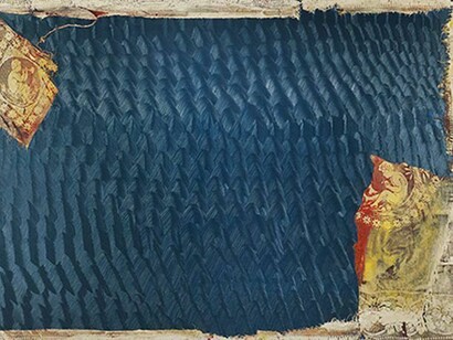 Mark Flood, Mysterious Island, 2014, acrylic on canvas, 177.8 x 264.2 x 3.8 cm, 70 x 104 x 1 1/2 ins