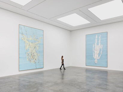 Georg Baselitz, Back again, exhibition view. Courtesy of White Cube