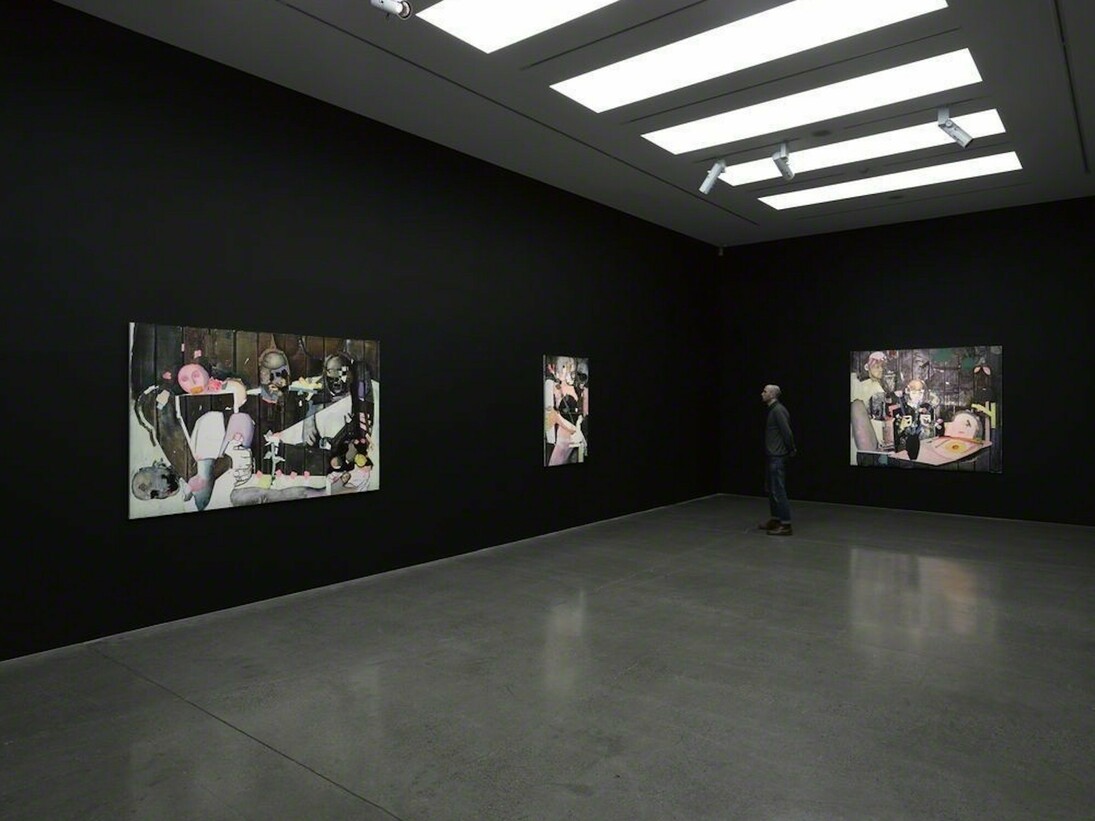 Magnus Plessen, The Skin of Volume, Exhibition view. Courtesy of White Cube