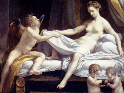 Una tercera visión sobre Dánae, en este caso a cargo de Correggio