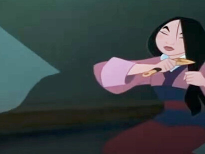 Mulán evidentemente, aparte de ser una guerrera sería considerada como el epítome de la belleza asiática