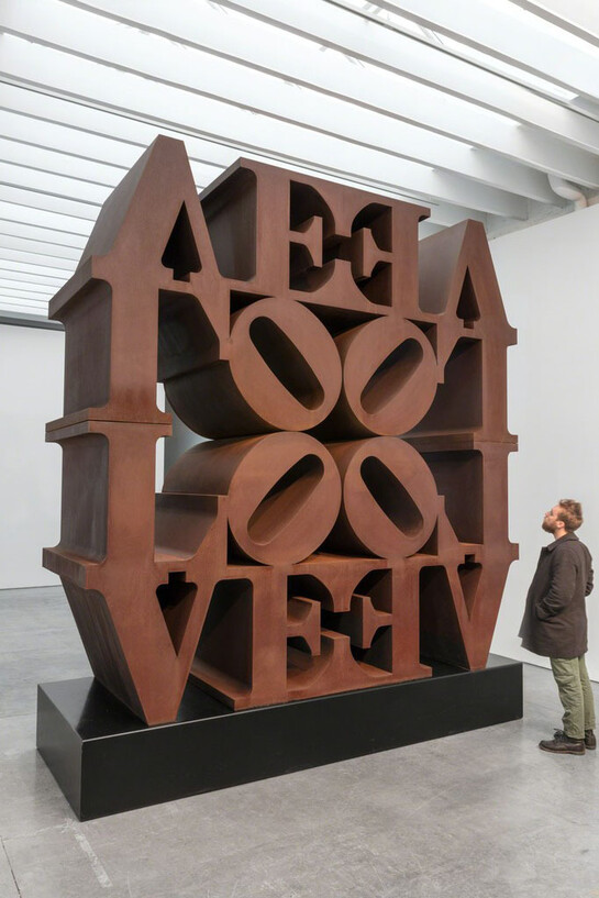 Robert Indiana. Courtesy of Paul Kasmin Gallery