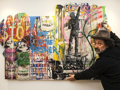 Mr.Brainwash. Courtesy of Deodato Arte