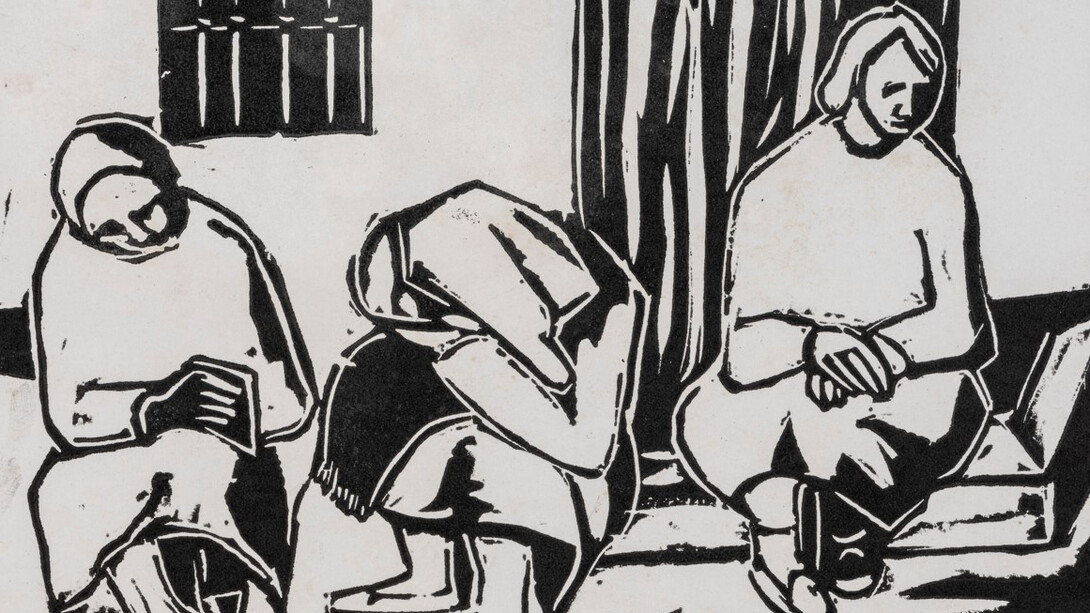 María Franciska Dapena, Presas, c. 1964. Cortesía de Museo Bellas Artes de Bilbao