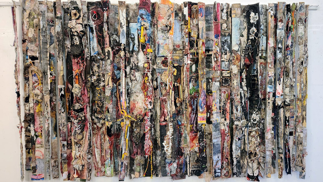 Raw, artwork in exhibition. Courtesy of Bergman Gallery