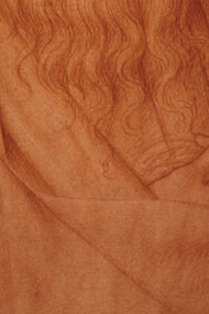 Giovan Ambrogio Figino, ritratto di Leonardo da Vinci, particolare delle mani