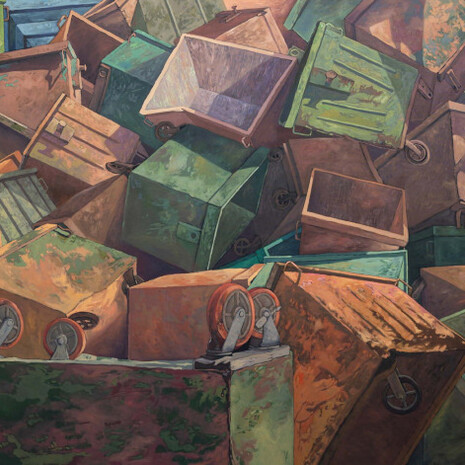 Bashar Khalaf, Junk garden no. 1 (detail), 2020. Courtesy of Zawyeh Gallery