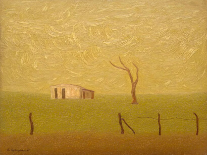Alfredo Spampinato, Gold in the countryside. Courtesy of Calvaresi